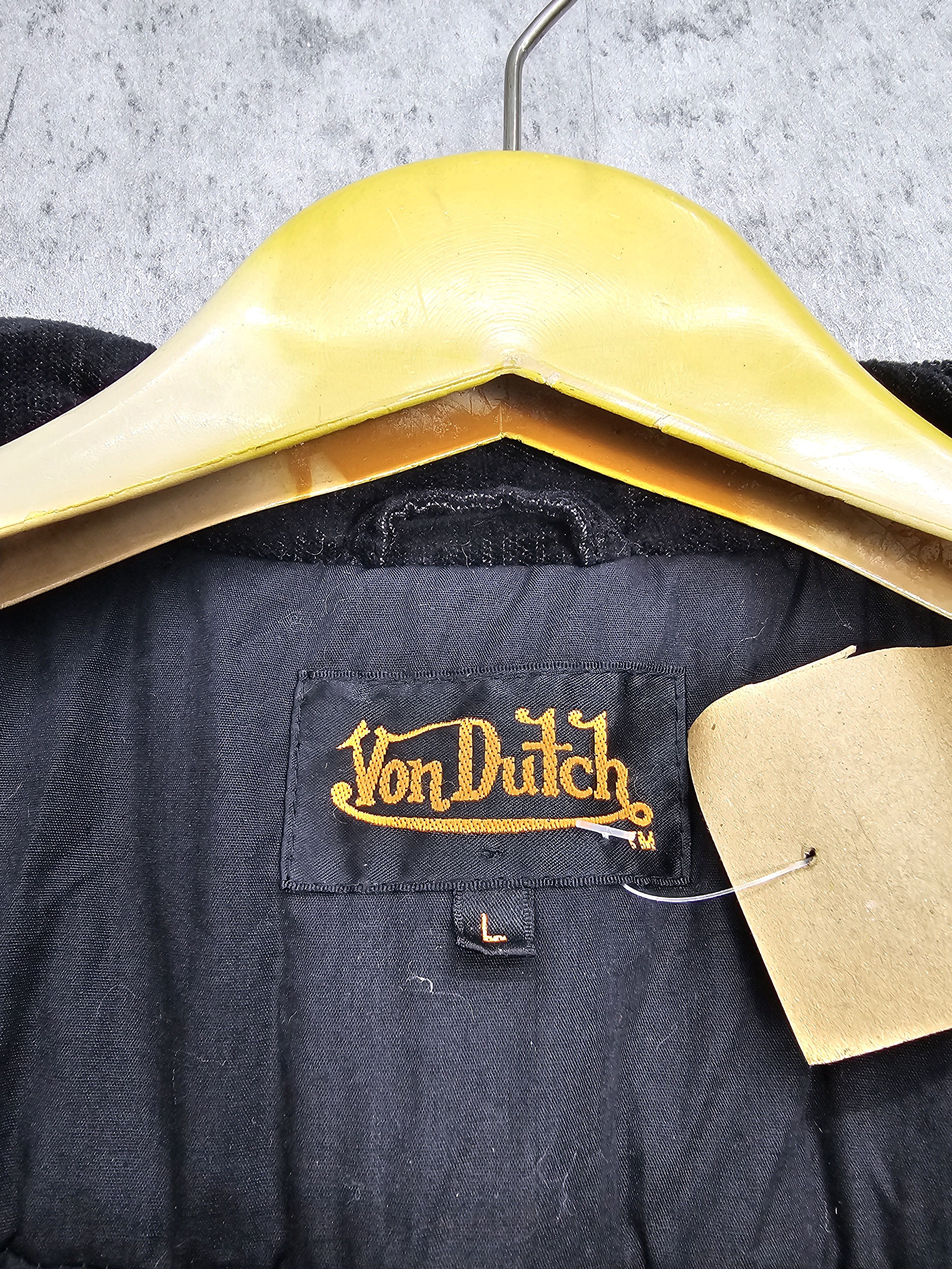 Other VON DUTCH Skull Corduroy Biker Motorcycles Jacket J0079 Size US M / EU 48-50 / 2 - 11 Thumbnail