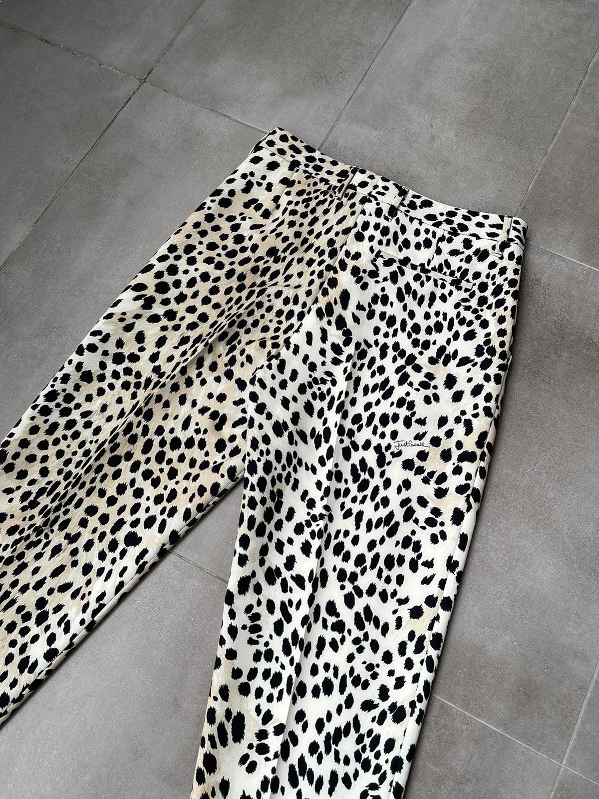 Just Cavalli !DS! FW22 Just Cavalli Leopard Print Natural Casual Pants Size US 32 / EU 48 - 17 Thumbnail