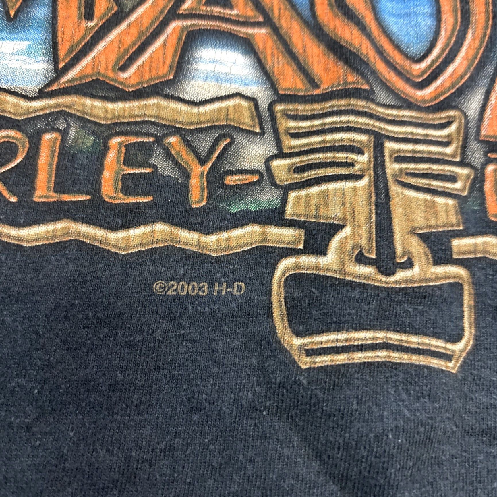 Harley Davidson VINTAGE Harley-Davidson T Shirt Adult Large Black Maui Hawaii Motorcycle Tank Mens L Black Bike 90s/Theme Motorcycle Size US L / EU 52-54 / 3 - 7 Thumbnail