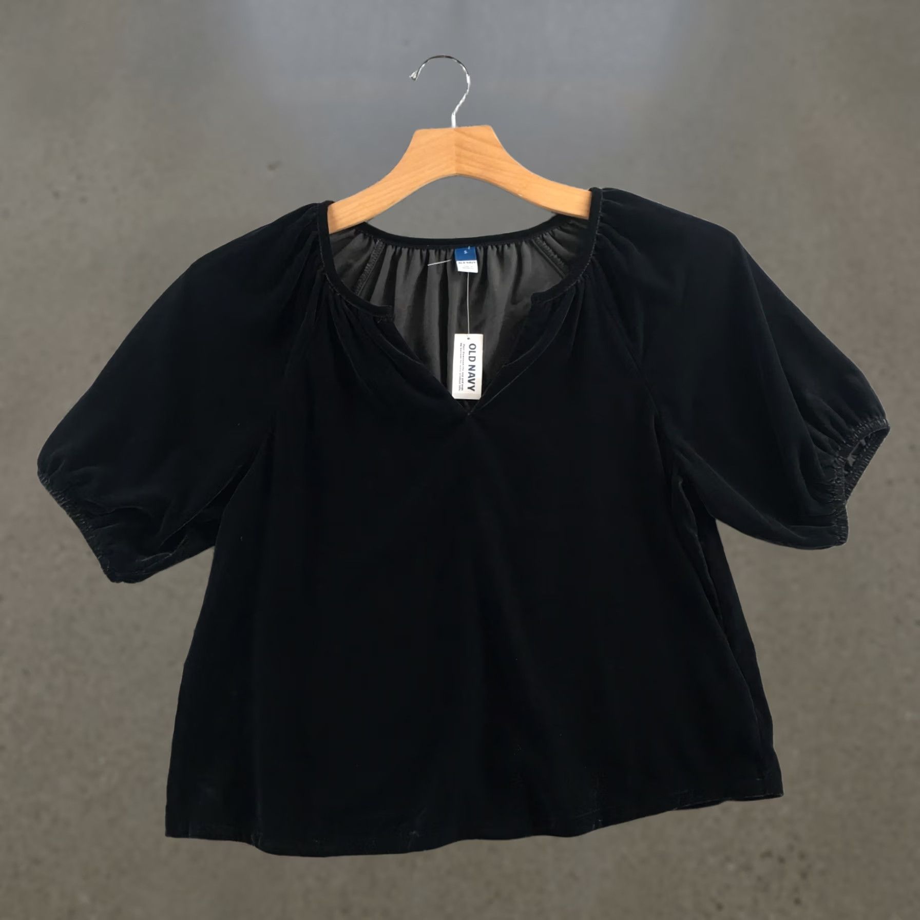 Old Navy Old Navy Puff Sleeve Blouse Top Womens Small Black V-Neck Casual NEW Puff Sleeve Blouse Womens Small Black V-Neck Casual NEW Size S / US 4 / IT 40 - 1 Thumbnail