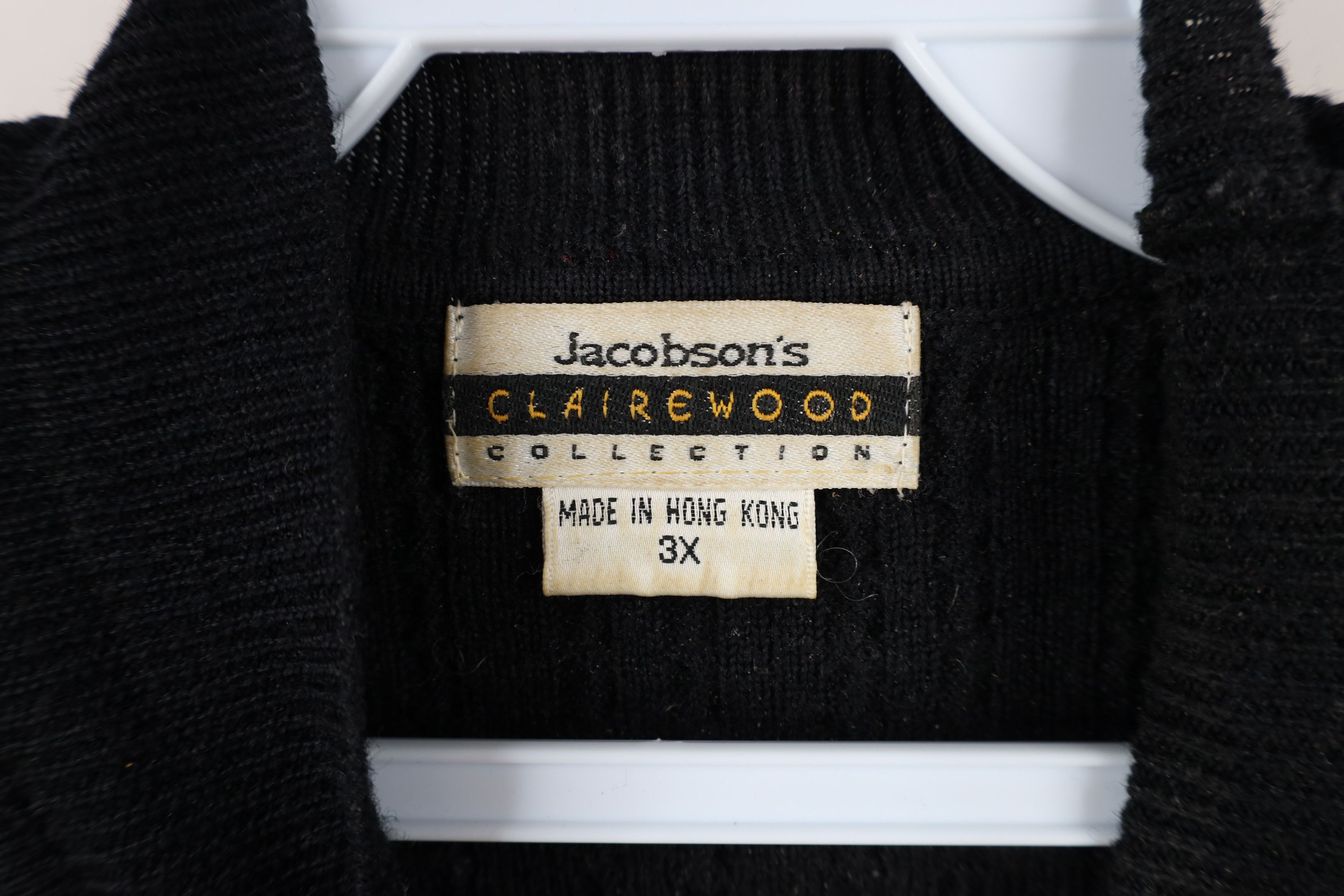 Vintage Vintage 90s Streetwear Blank Cable Knit Short Sleeve Sweater Size 3XL / US 20-22 - 6 Thumbnail