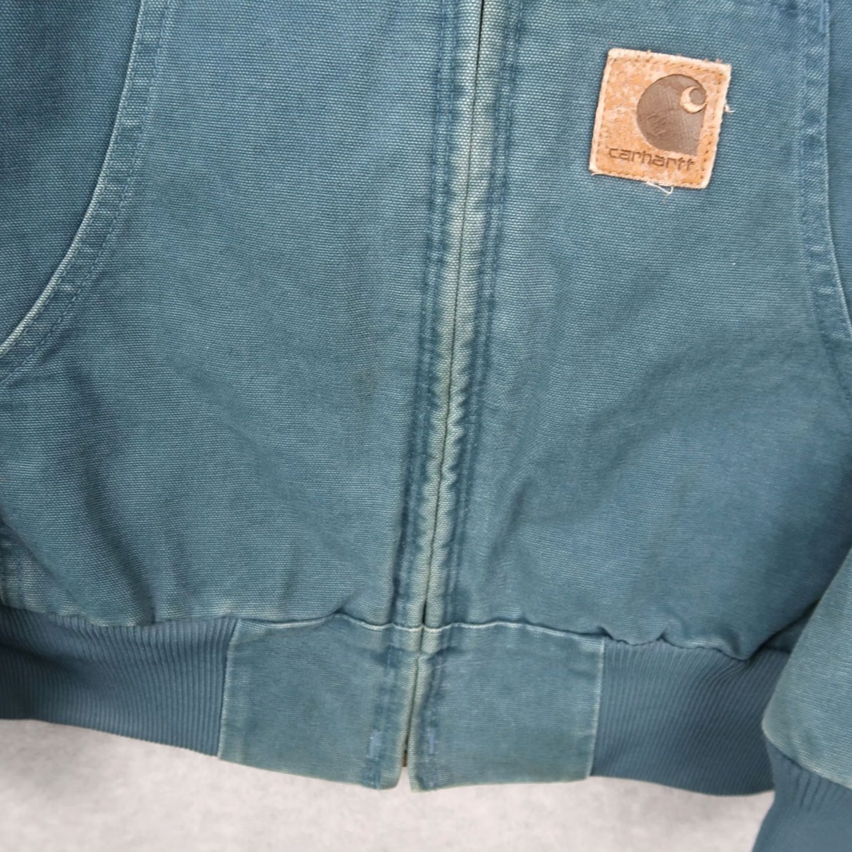 Carhartt VINTAGE Carhartt Jacket 90s Bomber Blue J97 Mens L Work Active Jacket Size L Blue Carhartt J97 USA Made Size US L / EU 52-54 / 3 - 5 Thumbnail