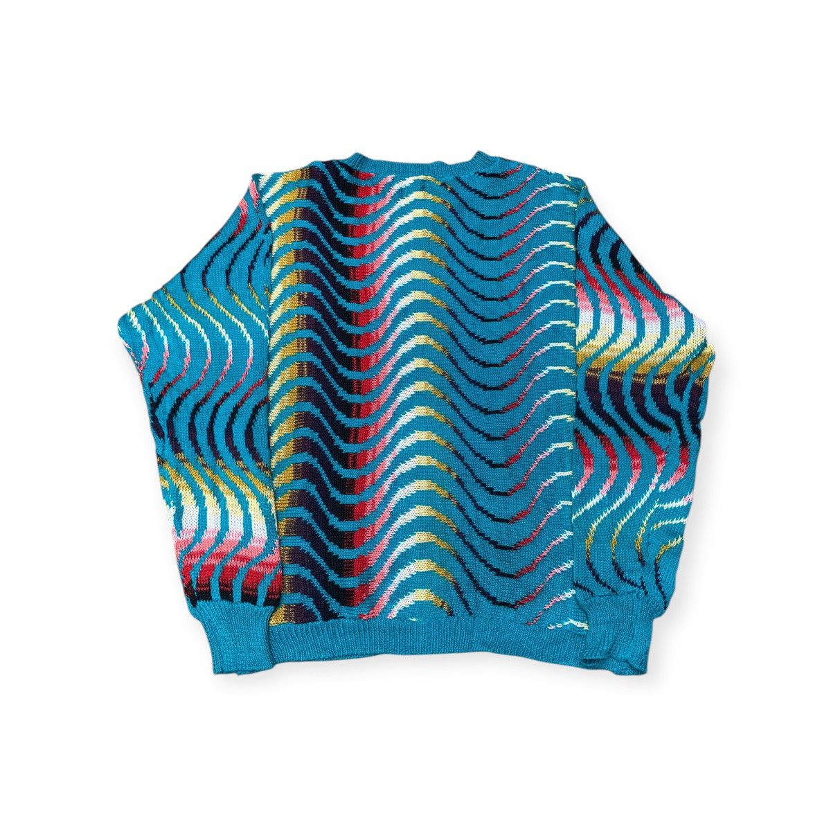Japanese Brand × Kansai Yamamoto Kansai Yamamoto Wave Knit Sweatshirt Size US M / EU 48-50 / 2 - 2 Thumbnail