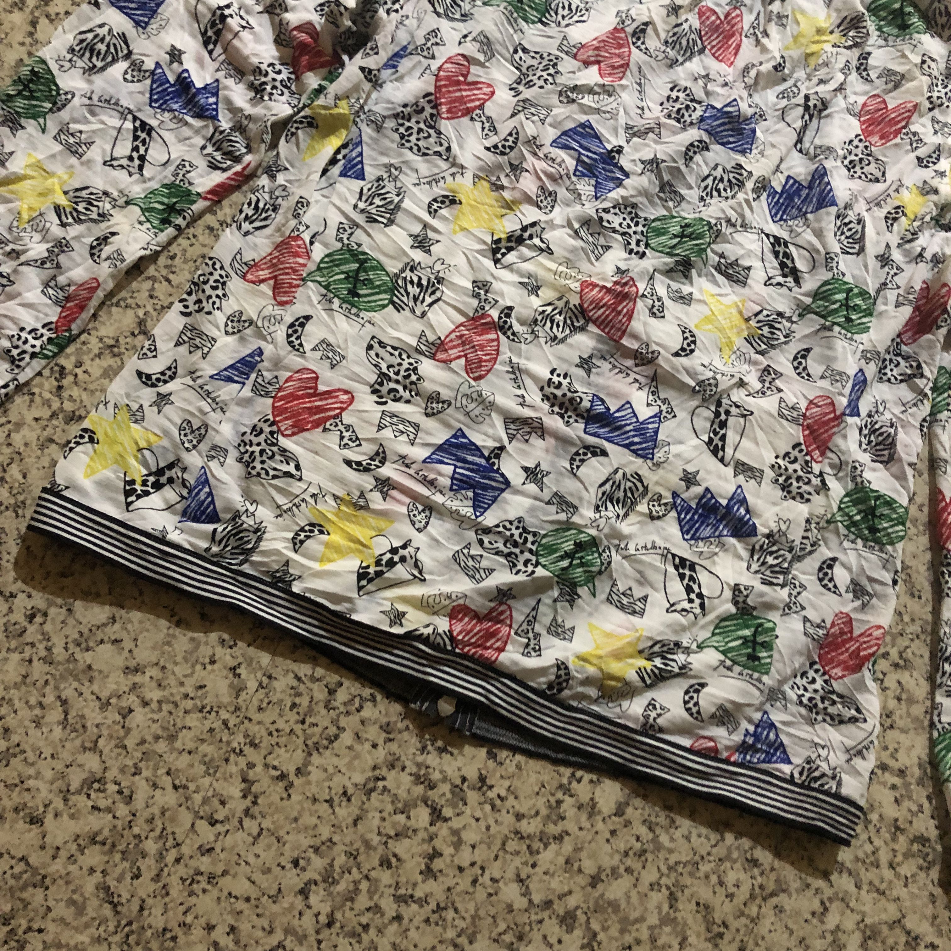 Jean Charles De Castelbajac 🔥 CASTELBAJAC SPORT DOODLE ART ALL OVER PRINT LIGHT JACKET Size M / US 6-8 / IT 42-44 - 11 Thumbnail