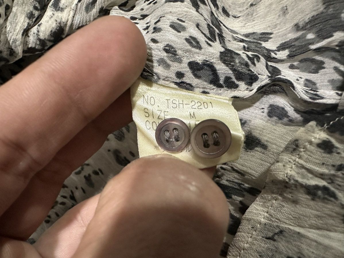 Tornado Mart 🔥Sick Y2K Tornado Mart Leopard Shirt See Through Size US M / EU 48-50 / 2 - 7 Thumbnail
