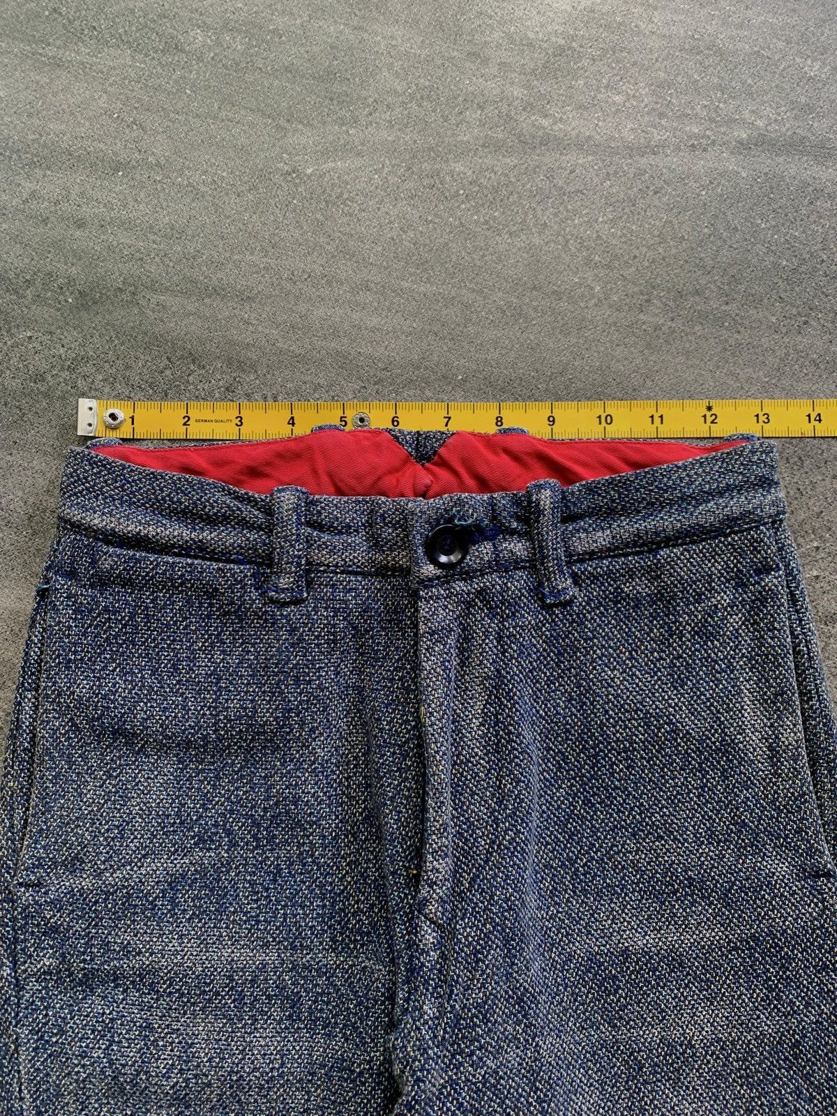 Kapital Tweed Textured Flared Pants Size US 27 - 11 Thumbnail