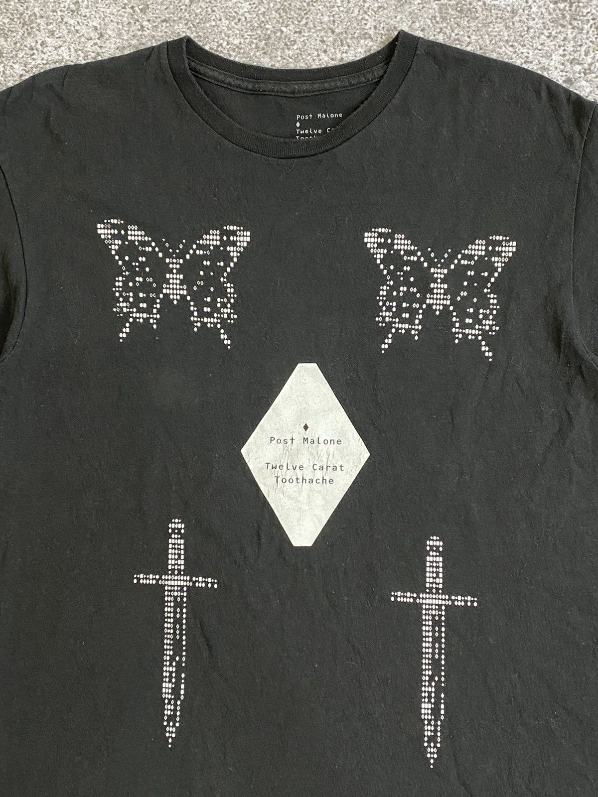 Rap Tees Post malone twelve carat toothache t shirt Size US M / EU 48-50 / 2 - 2 Thumbnail