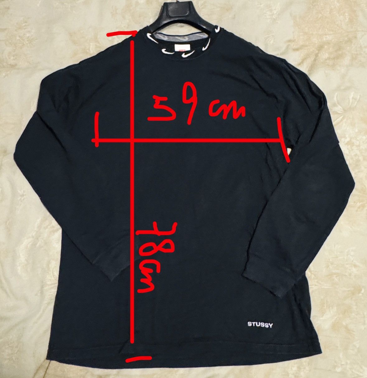 Nike × Stussy Nike x Stussy men long sleeves T shirt size L Size US L / EU 52-54 / 3 - 10 Thumbnail
