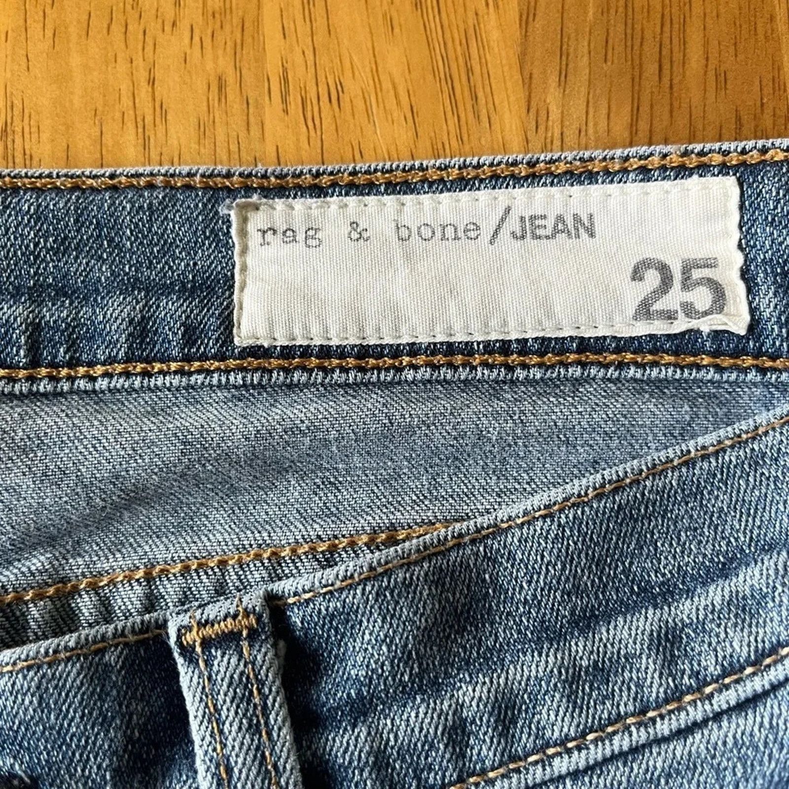 Rag & Bone Rag & Bone The Dre jeans, size 25, skinny low rise jeans. Size 25" / US 0 / IT 36 - 6 Thumbnail