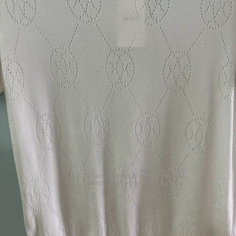 Hermes Hermes White Knitted Short Sleeve Size XXS / US 00 / IT 34 - 8 Thumbnail