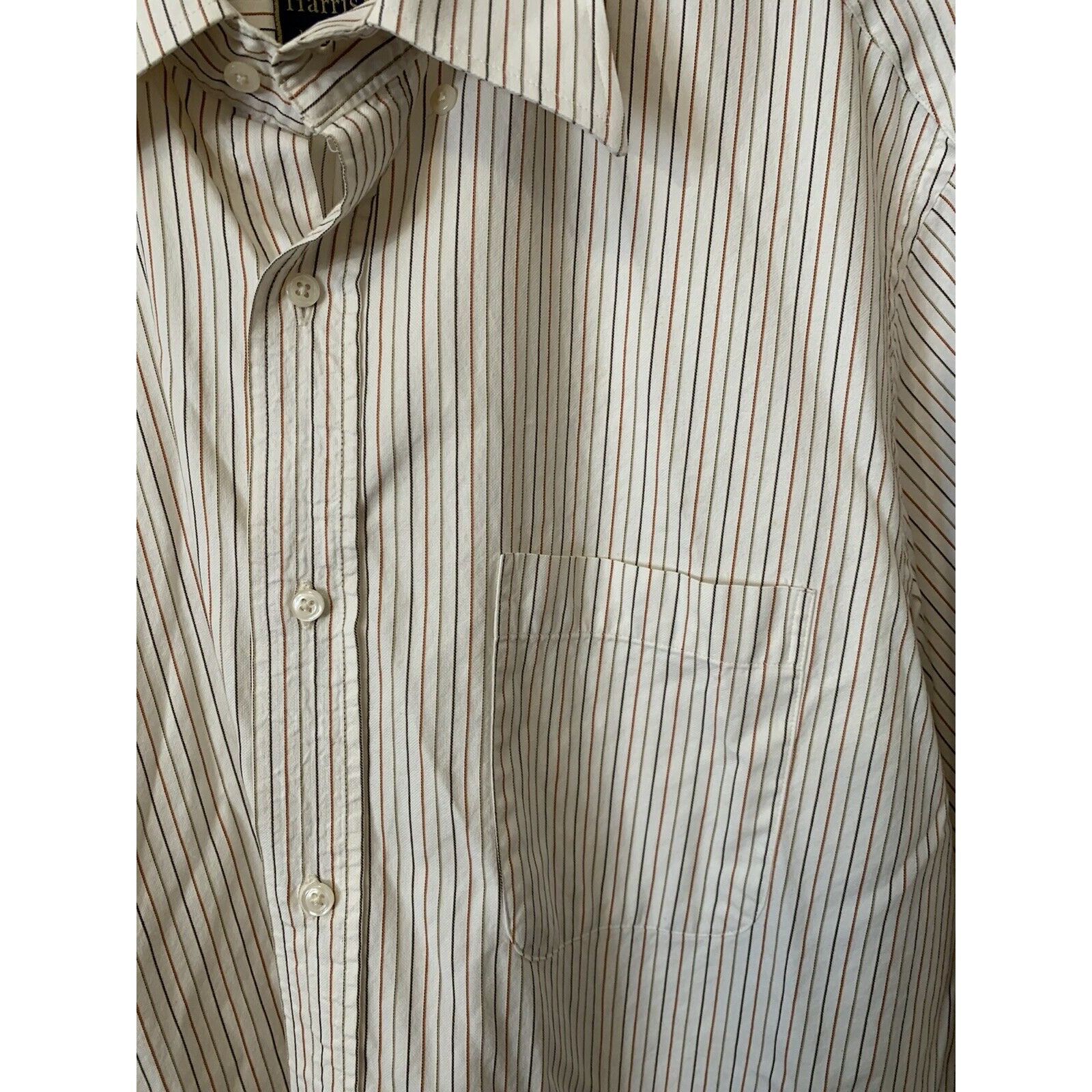Other T harris London Men's sz L 16 regular long skeeve Size US L / EU 52-54 / 3 - 3 Thumbnail