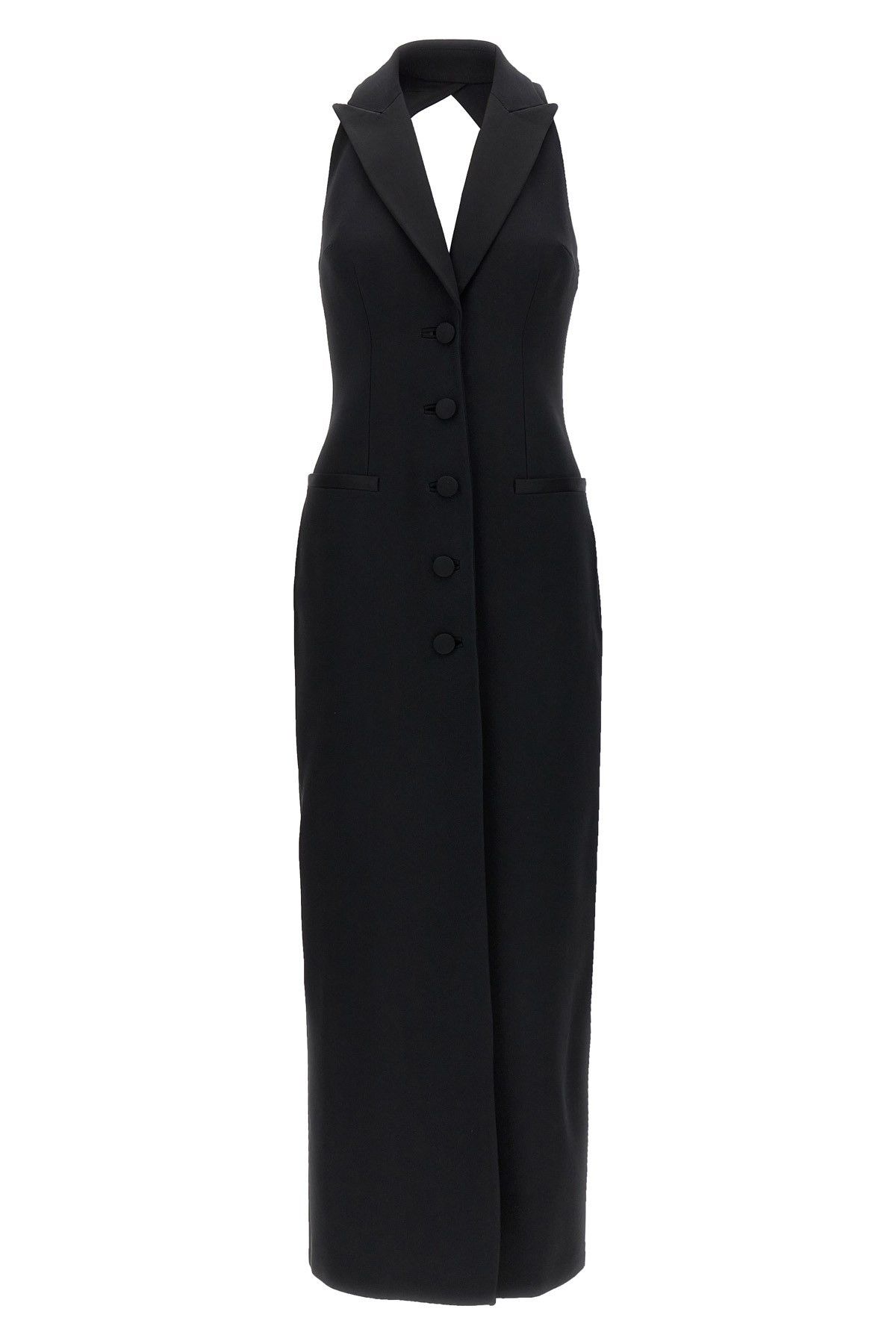 image of Versace La Vacanza 'medusa '95' Capsule Dress in Black, Women's (Size Small)