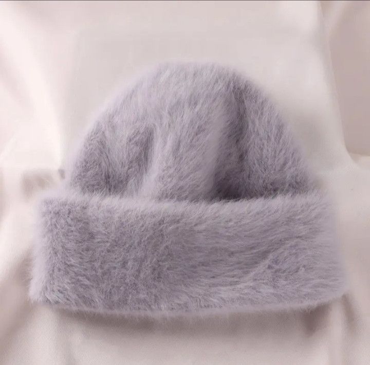 Japanese Brand × Other Rabbit White Fur Beanie Hat Size ONE SIZE - 4 Thumbnail