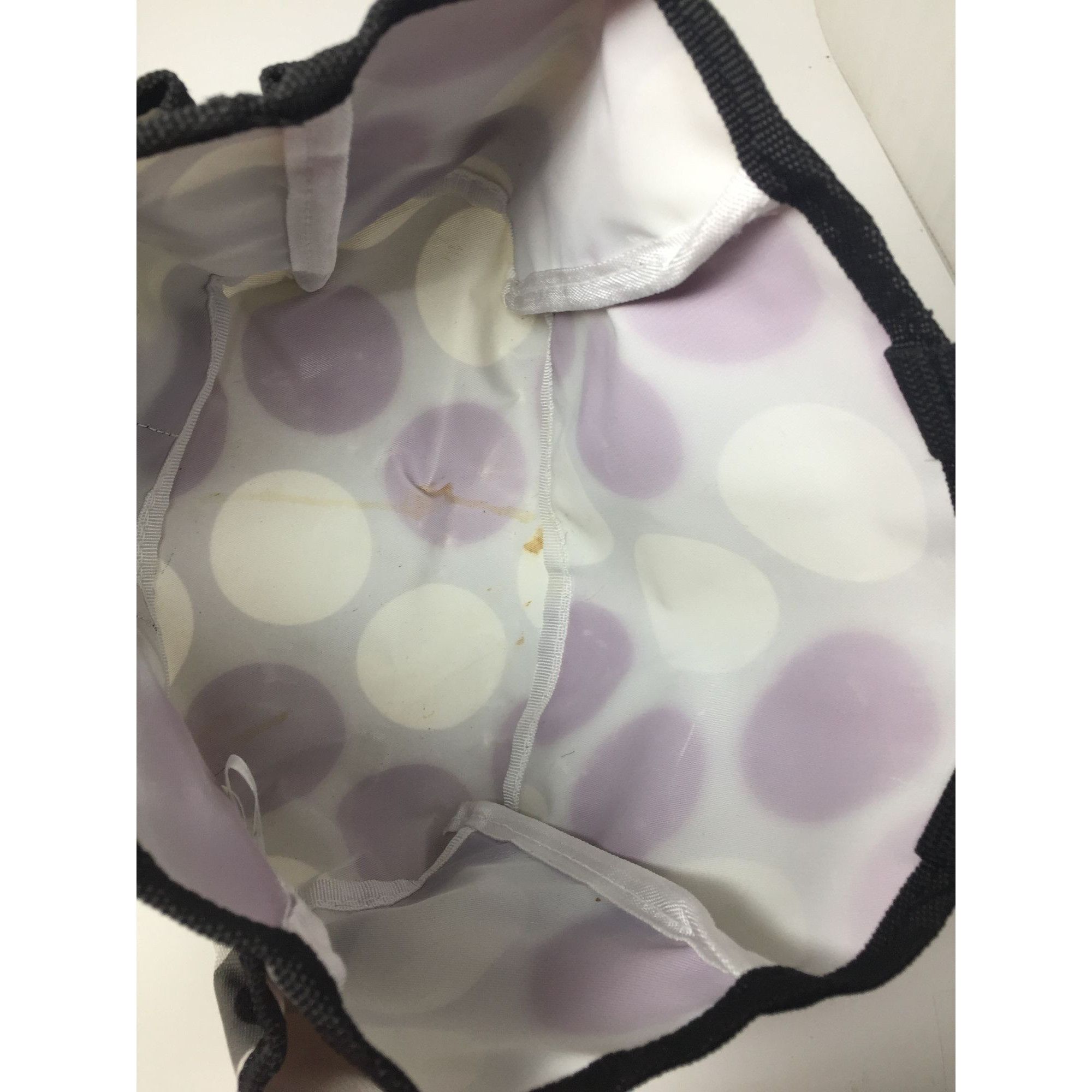 Other Women's Thirty-One Black, Gray, White Polka Dotted Mini Tote Size ONE SIZE - 8 Thumbnail