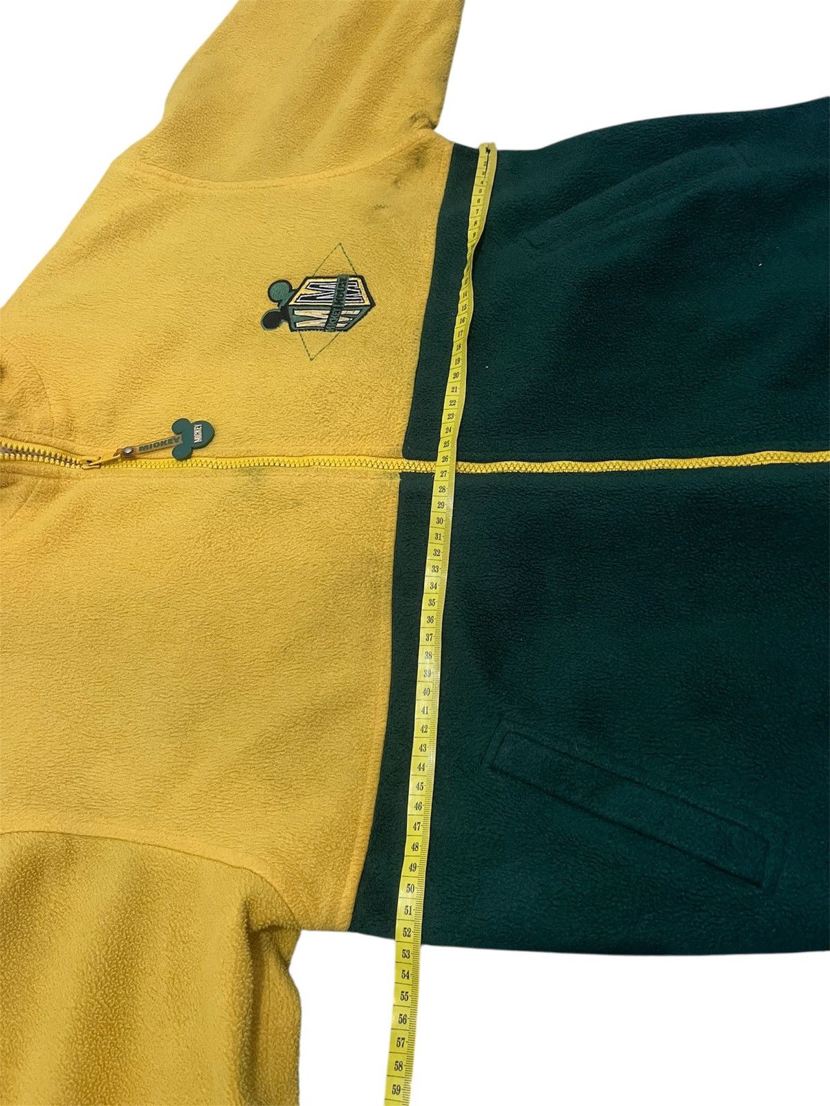 Disney Rare Mickey Mouse Disney Fleece Full Zip Jacket Mesh Lined Size US M / EU 48-50 / 2 - 6 Thumbnail