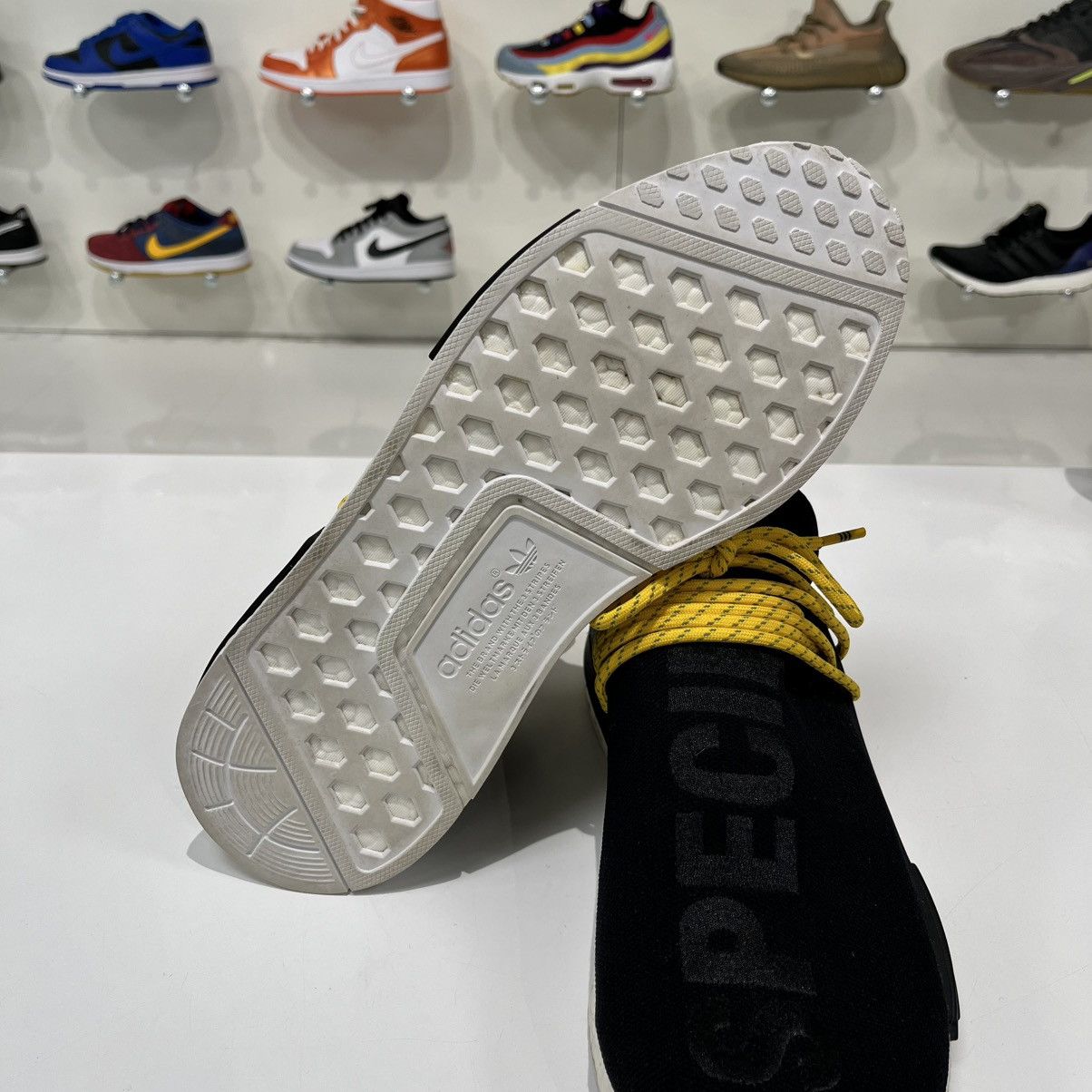 Adidas × Pharrell Adidas NMD HU Pharrell Human Species Black Size US 11 / EU 44 - 11 Thumbnail