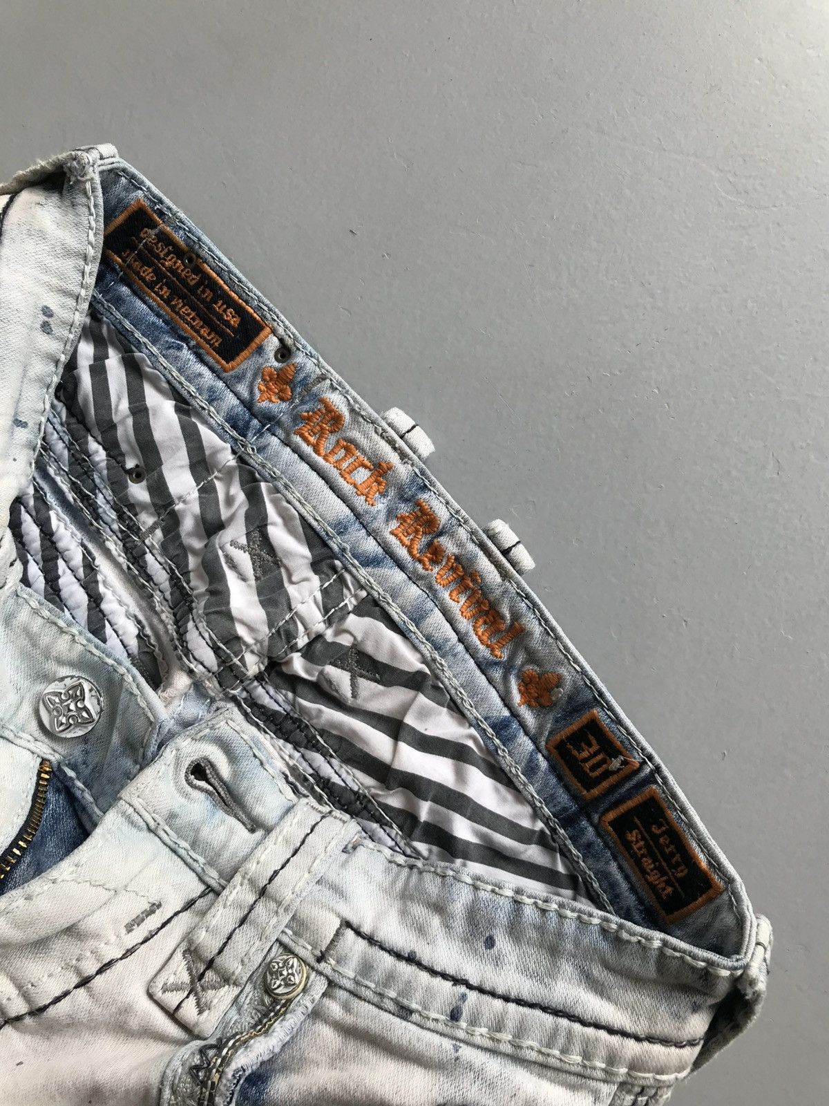 Rock Revival Vintage rock revival acid wash denim Size US 32 / EU 48 - 5 Thumbnail