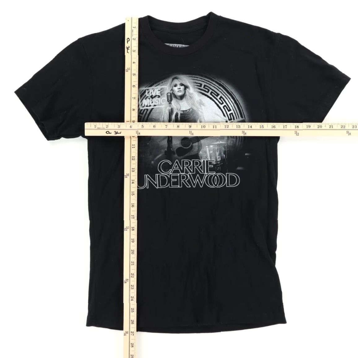Vintage Carrie Underwood Storyteller Tour Solid T-Shirt Black Men's S Size US S / EU 44-46 / 1 - 3 Thumbnail
