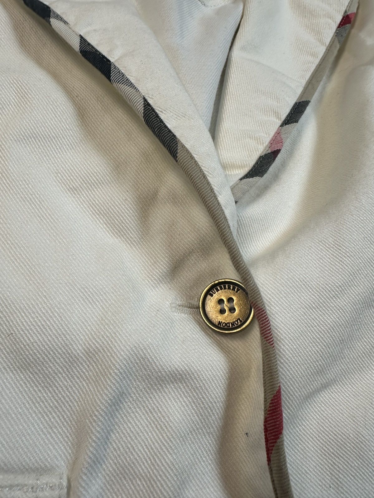 Burberry × Vintage Vintage Burberry Check Jacket Very Rare Streetwear Women Size L / US 10 / IT 46 - 3 Thumbnail