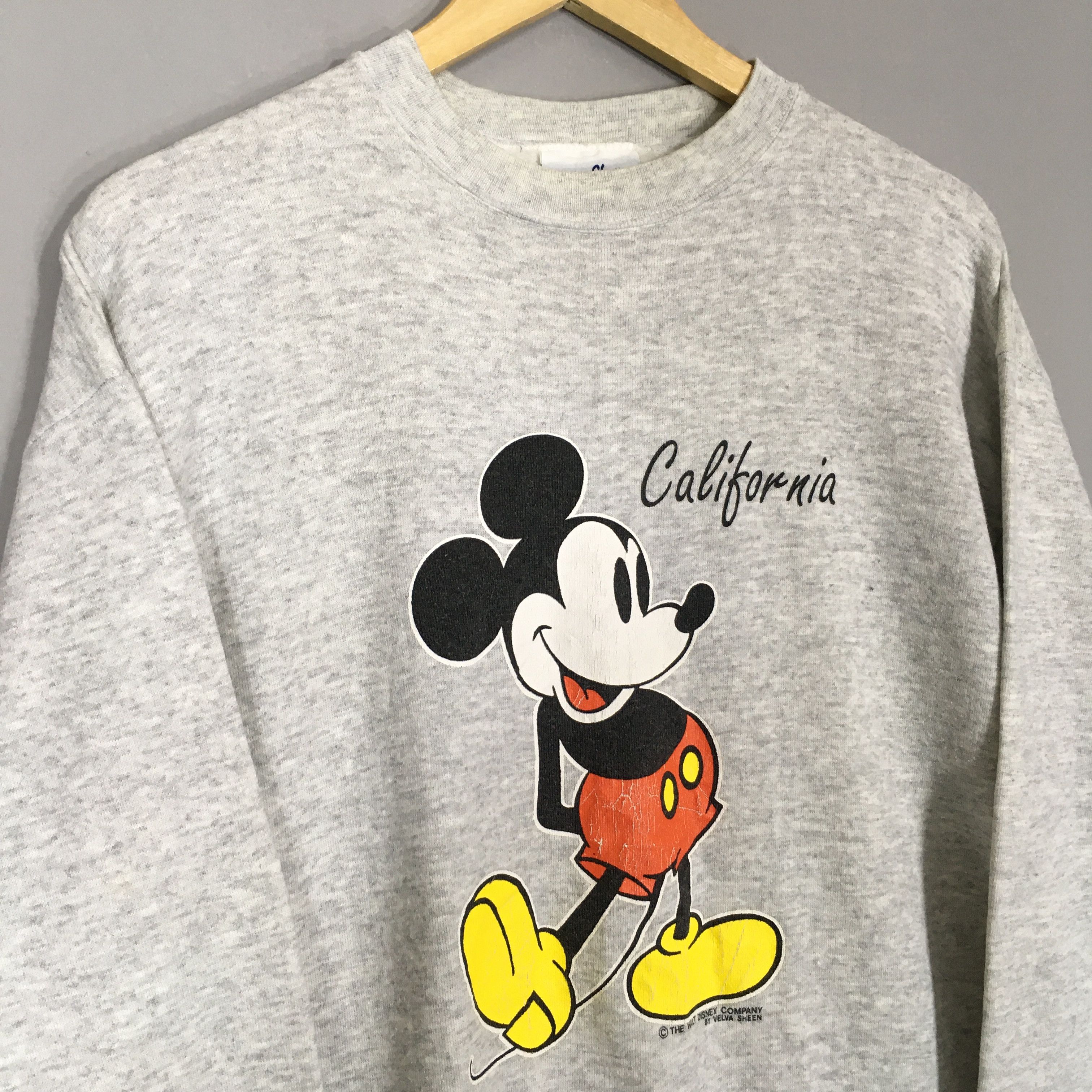 Mickey Mouse × Vintage Vintage 90's Mickey Mouse California Sweatshirts Large Size US L / EU 52-54 / 3 - 3 Thumbnail