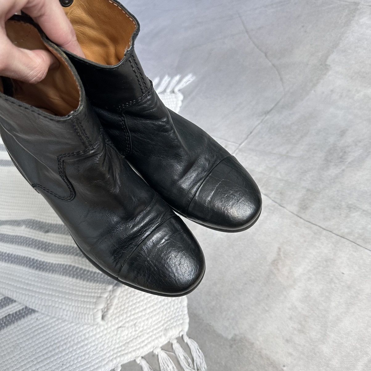 The Last Conspiracy RARE The Last Conspiracy Leather Ankle Boots Guidi Style Size US 7 / IT 37 - 6 Thumbnail