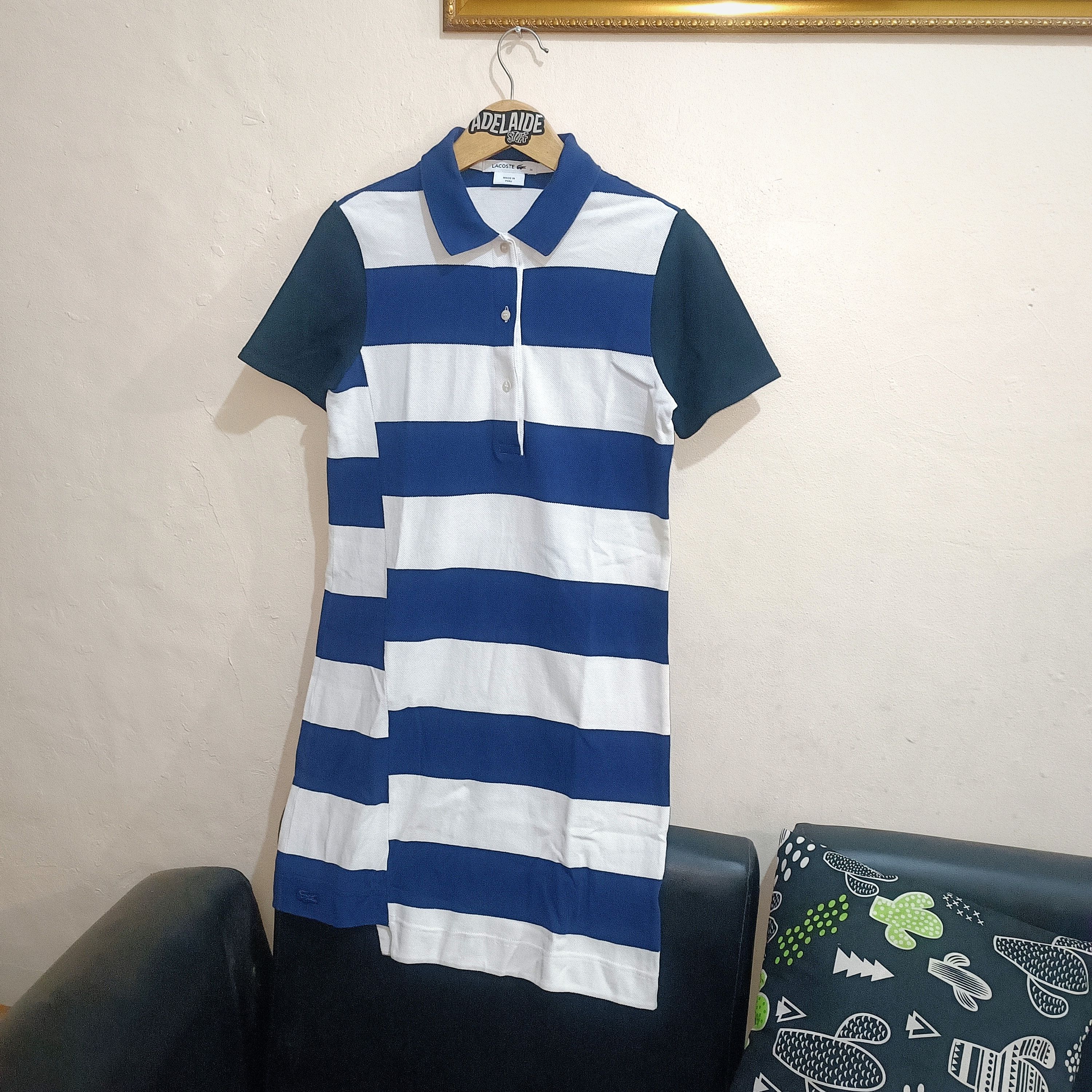Lacoste Mini Dress Lacoste The Stripes Originals Size S / US 4 / IT 40 - 1 Thumbnail