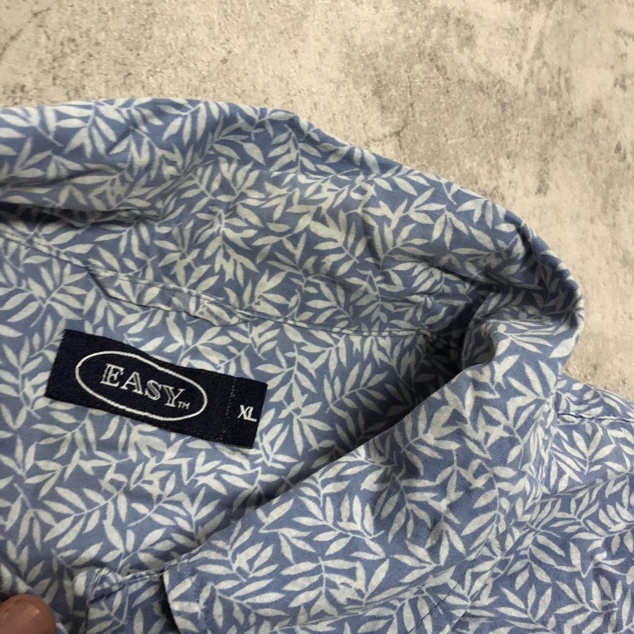 Other Blue floral button down shirt #floralshirt Size US XL / EU 56 / 4 - 3 Thumbnail