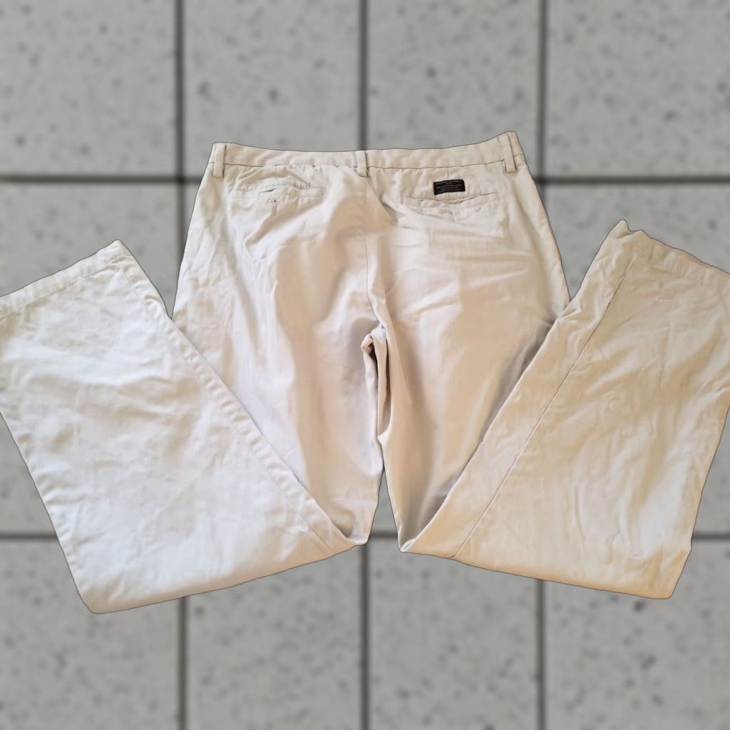Banana Republic Banana Republic Pants Chino Khaki Beige 36x34 36x33 Mens Regular Cotton Dress Slacks Trousers Size US 36 / EU 52 - 1 Thumbnail