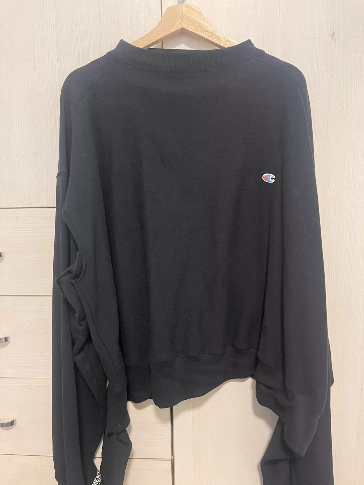 Vetements Vetements Champion collaboration hoodie -DMC Size US S / EU 44-46 / 1 - 1 Thumbnail