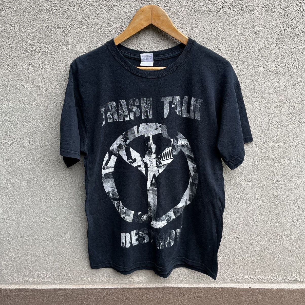 Band Tees Vintage THRASH TALK DESTROY band tee hardcore punk Size US M / EU 48-50 / 2 - 1 Thumbnail