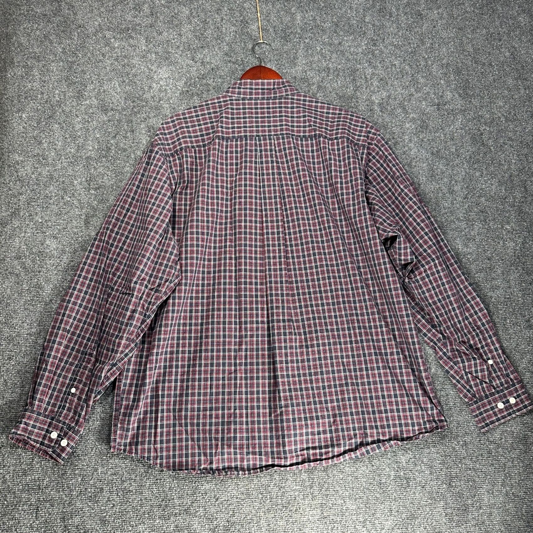 Eddie Bauer Eddie Bauer Shirt Mens XL Button-Down Blue Red Plaid Cotton Pocket Shirt XL Mens Button-Down Plaid Cotton Pocket Size US XL / EU 56 / 4 - 6 Thumbnail