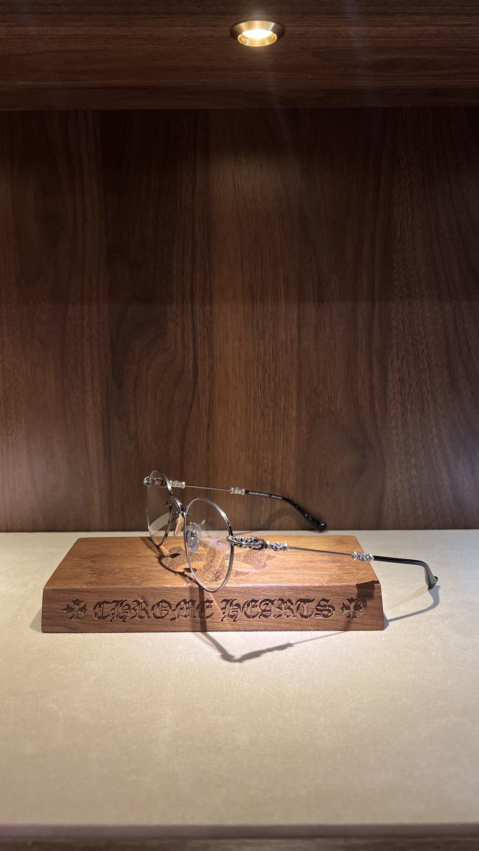 Chrome Hearts Chrome Hearts BUBBA –A Antique Silver/BLACK Glasses Size ONE SIZE - 3 Thumbnail