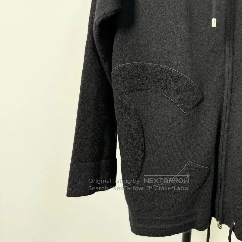 Chanel Chanel Black Wool Women's Hoodie . Size XS / US 0-2 / IT 36-38 - 5 Thumbnail