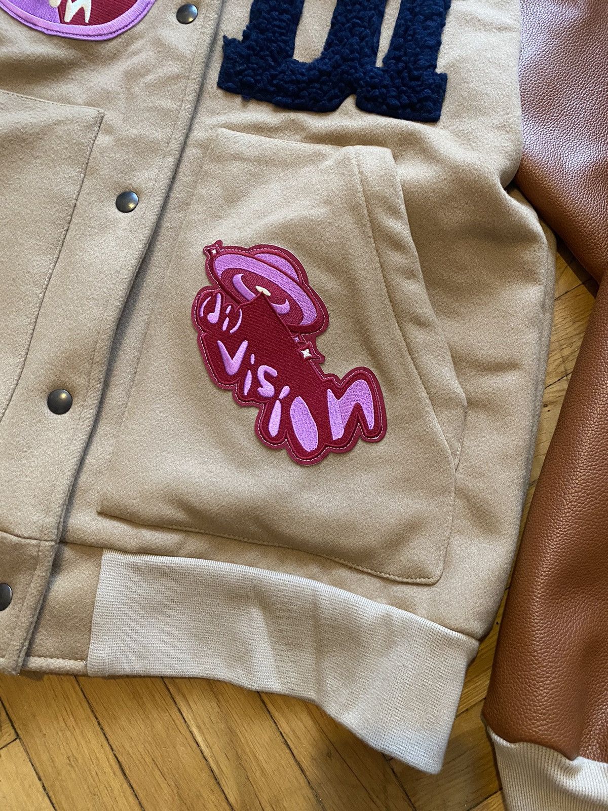 Other Vintage (di)vision Split Wool Bomber Jacket Size US M / EU 48-50 / 2 - 3 Thumbnail
