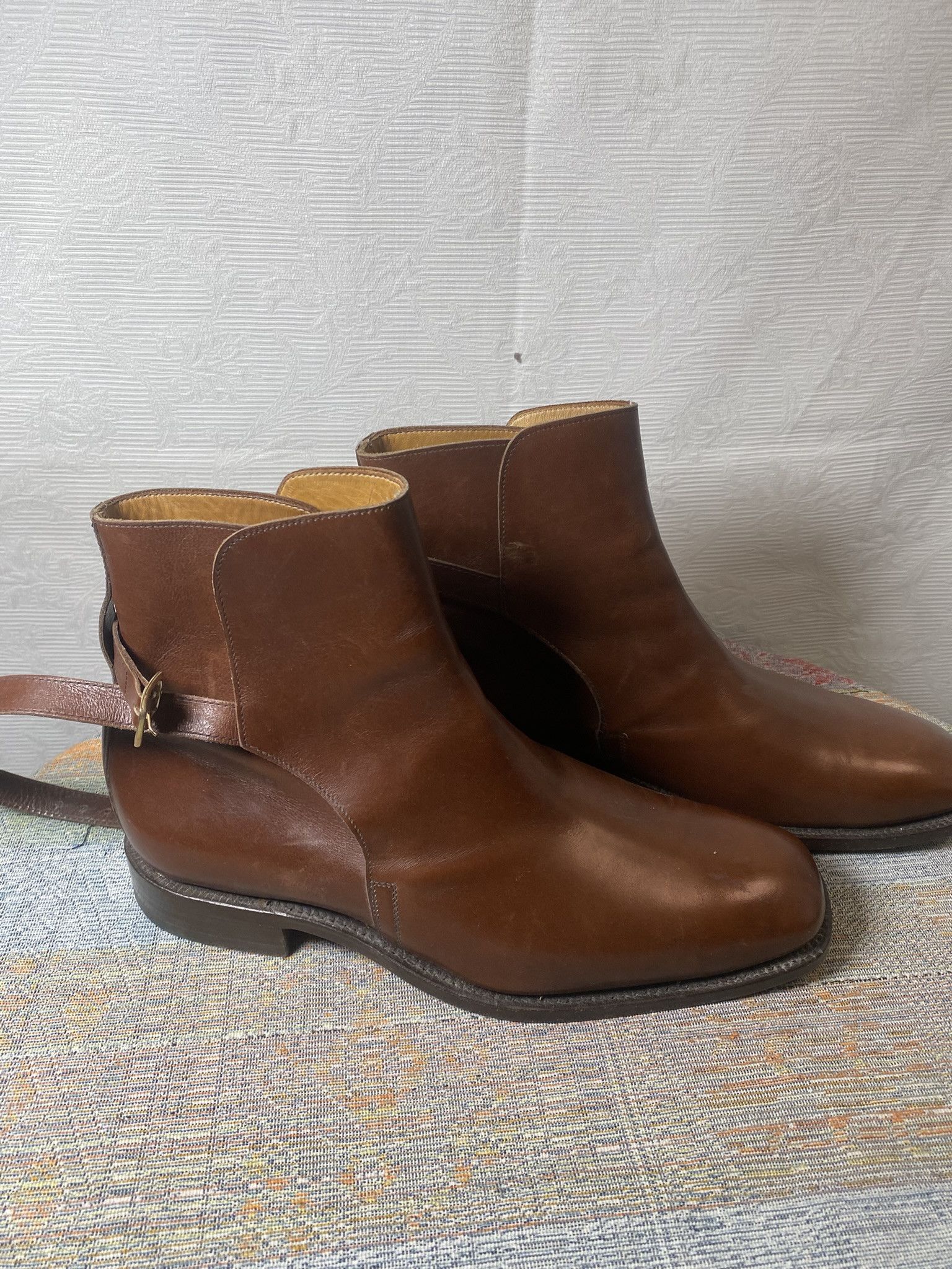 Carlos Santos Mack James Leather Jodhpur Boots Goodyear Welted EU 42 US 9 Size US 9 / EU 42 - 1 Thumbnail