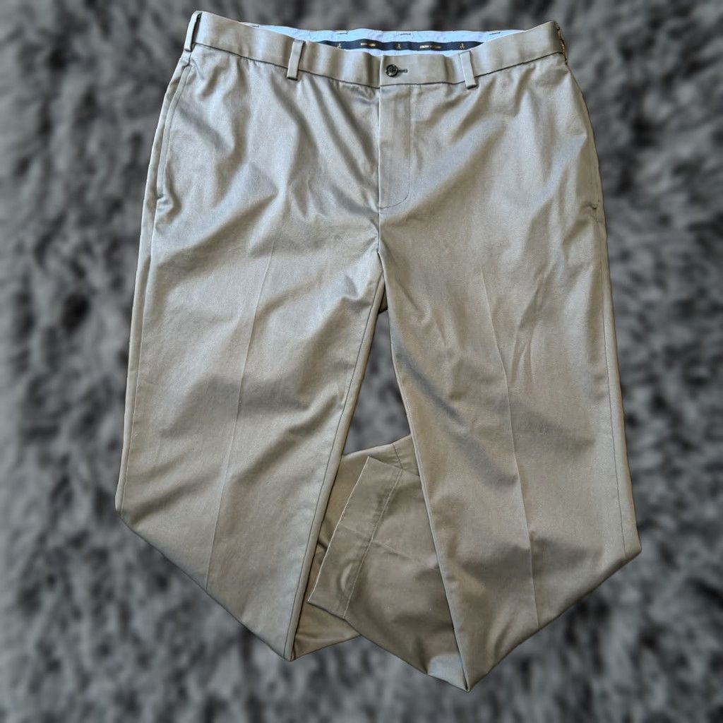 Brooks Brothers Brooks Brothers Pants Men’s 38x30 Gray Lightweight Advantage Chino Trousers Size US 38 / EU 54 - 1 Thumbnail