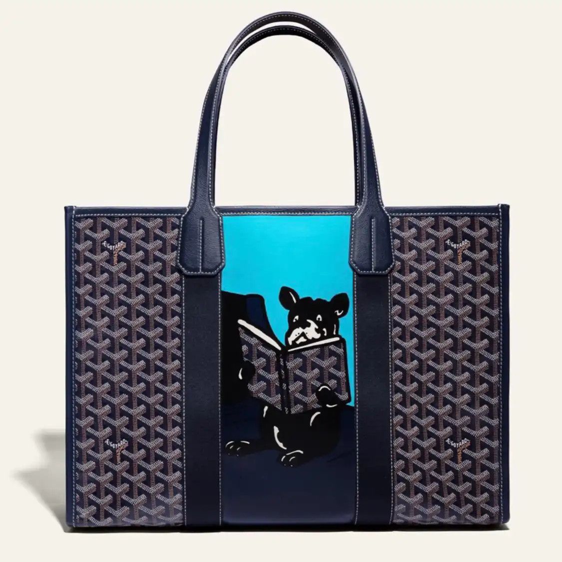 Goyard GOYARD Artois blue coated canvas handbag Size ONE SIZE - 1 Thumbnail