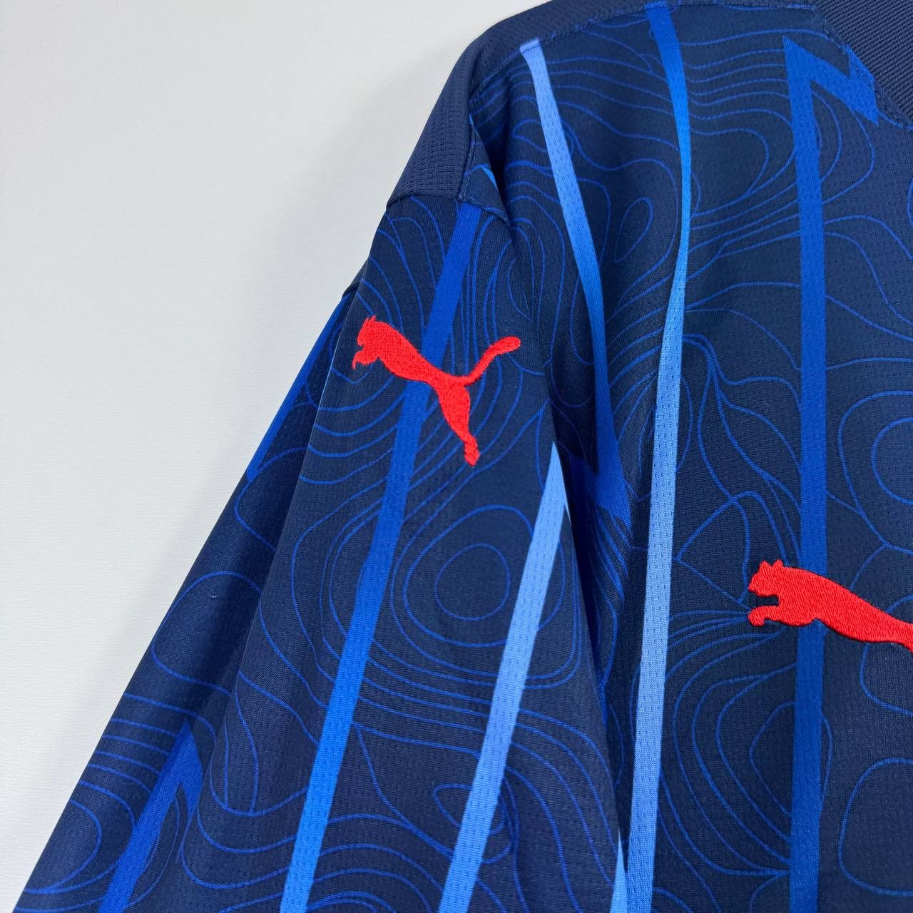 Puma Red Bull Salzburg Puma Home Shirt Blue Mens Size XL Size US XL / EU 56 / 4 - 3 Thumbnail