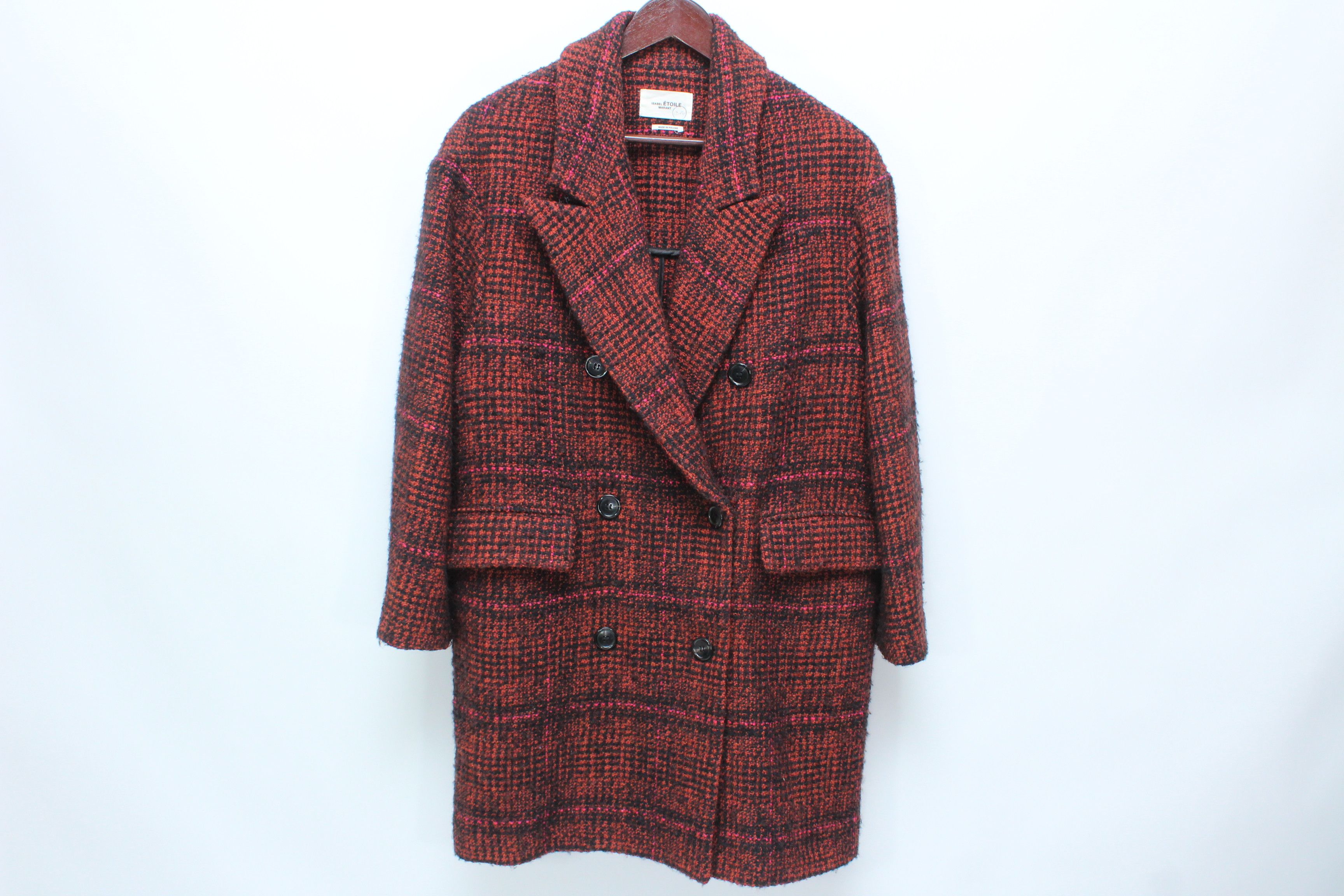 Isabel Marant Etoile Isabel Marant Etoile Ebra double-breasted tweed Coat Size 48 Size XL / US 12-14 / IT 48-50 - 1 Thumbnail
