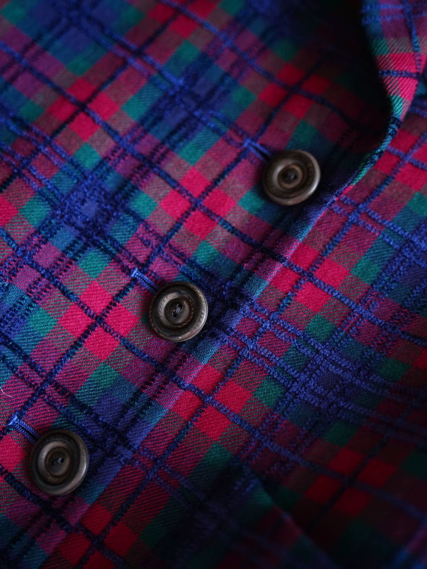Yves Saint Laurent YSL Vintage Wool Velvet Check Oversize Blazer FR36 Size XS / US 0-2 / IT 36-38 - 4 Thumbnail