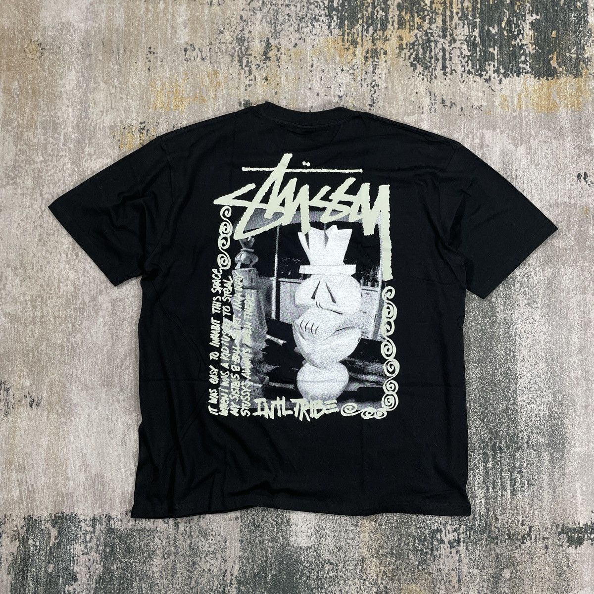 Stussy STUSSY TIKI TEE BLACK // LARGE Size US L / EU 52-54 / 3 - 2 Thumbnail