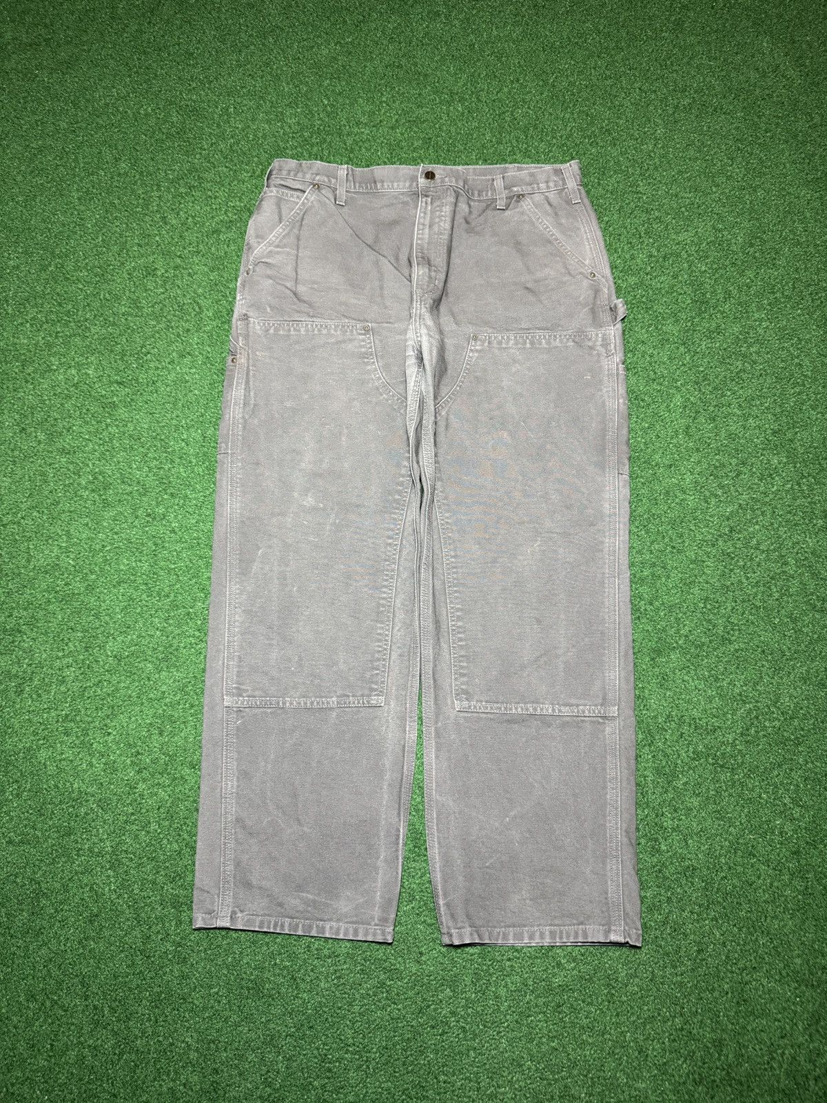 Carhartt Carhartt Double Knee B136 GVL Carpenter Grunge 38x30 Pants Size US 38 / EU 54 - 1 Thumbnail