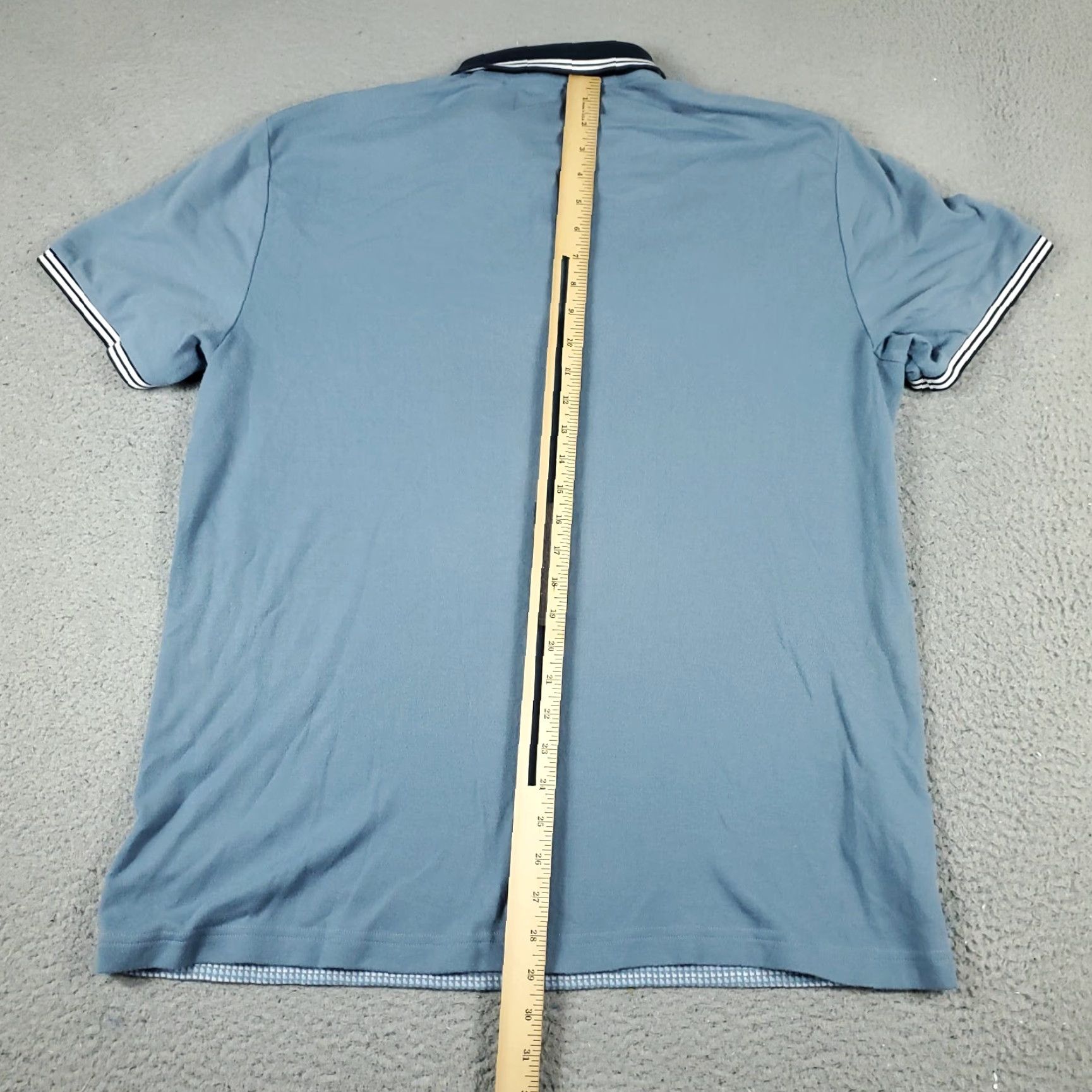 Original Penguin Original Penguin Polo Shirt Mens XL Blue Short Sleeve Cotton Casual Size US XL / EU 56 / 4 - 4 Thumbnail