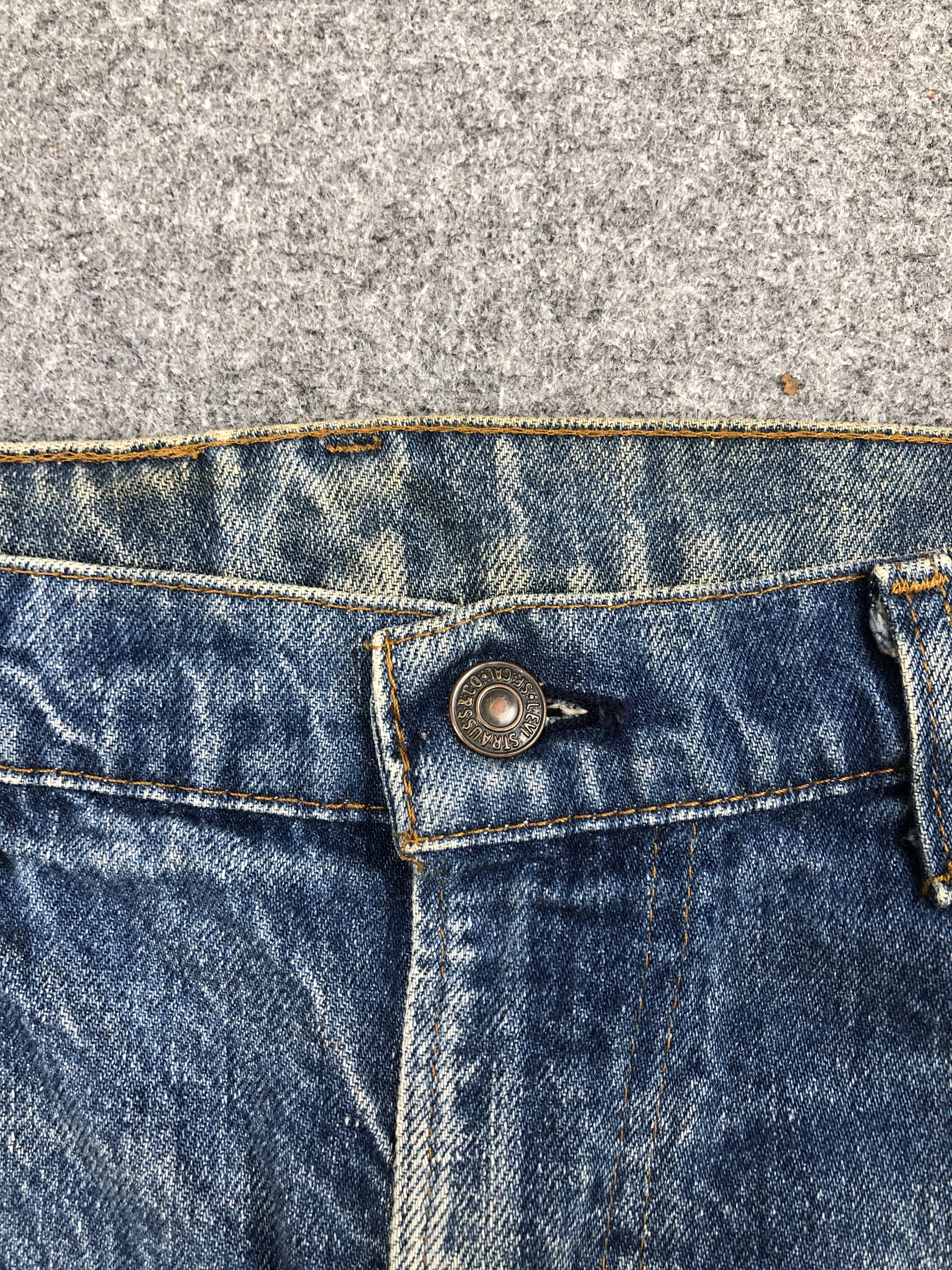 Levi's Vintage 80s Levis 517 Flared Bootcut Orange Tab Jeans DP2428 Size US 37 - 10 Thumbnail