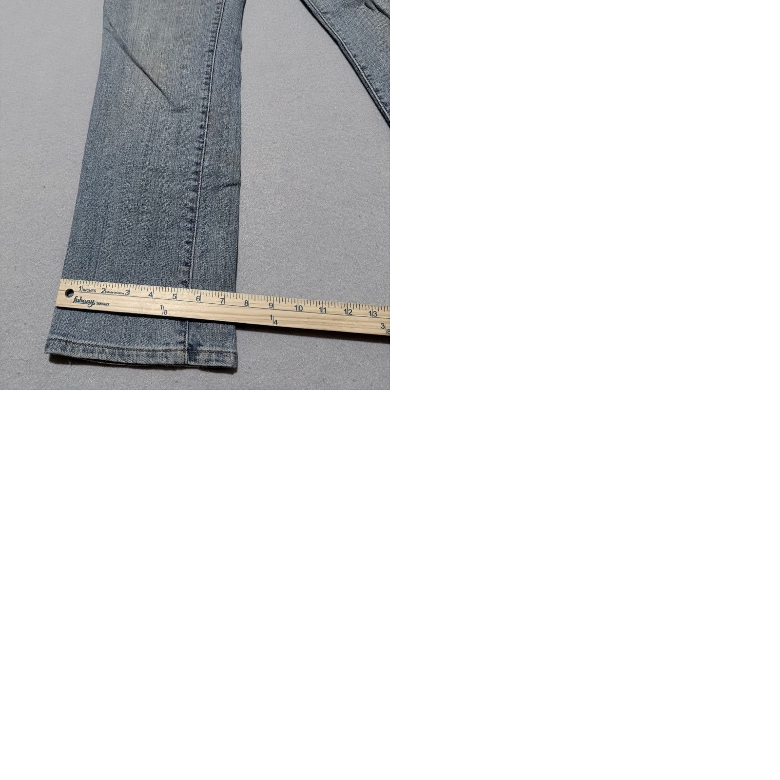 Denime Levi’s 505 Jeans Women's Blue Denim Stretch Mid Rise Classic - 4 Size 27" / US 4 / IT 40 - 10 Thumbnail