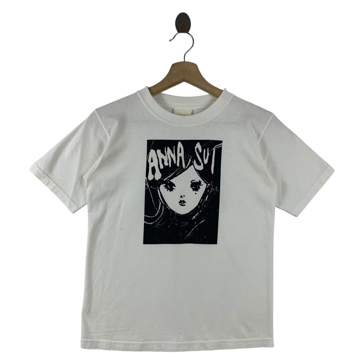 Vintage ANNA SUI spellout printed tee