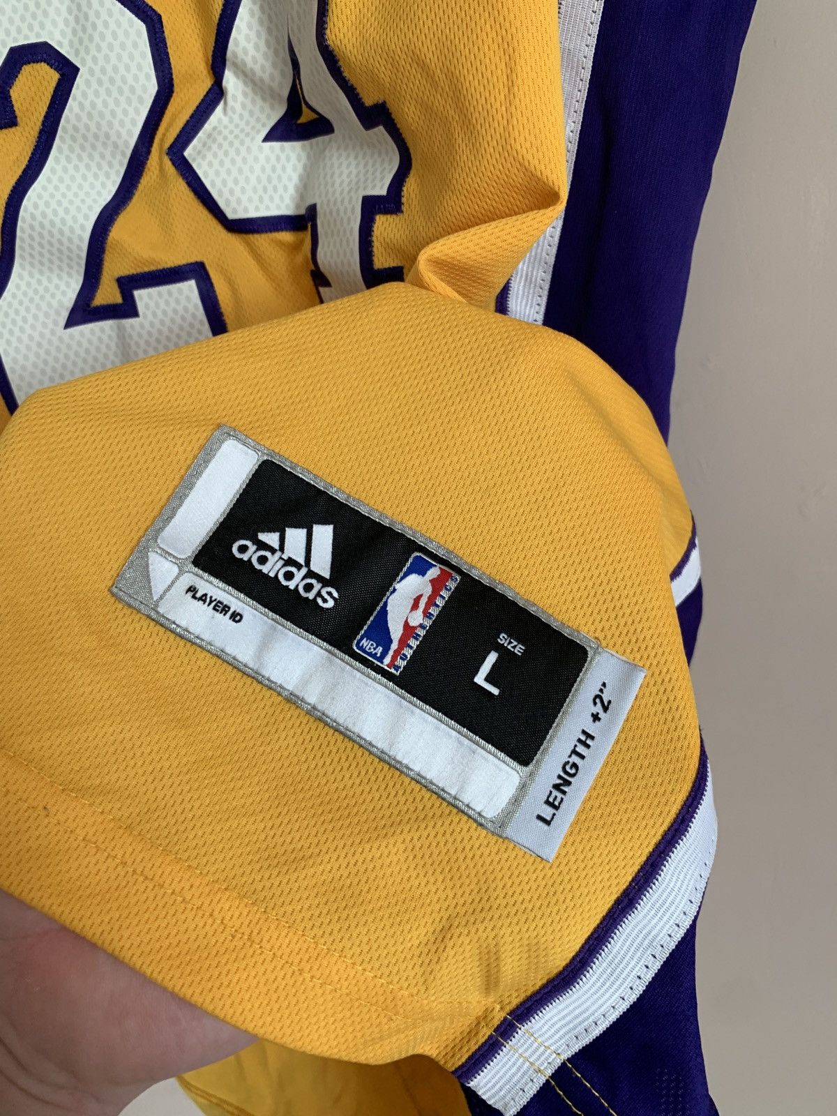 Adidas Los Angeles Lakers NBA Basketball Jersey Adidas Bryant #24 Size US L / EU 52-54 / 3 - 15 Thumbnail