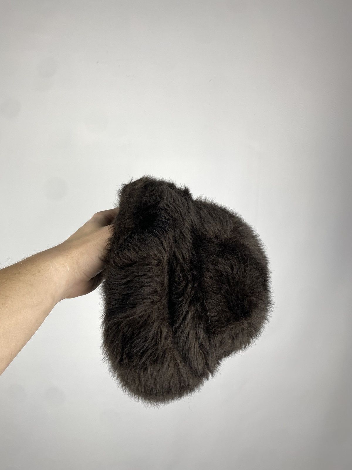 20471120 × Hysteric Glamour VNTG Y2K Japanese Style Boxy Fuzzy Mohair Ushanka Hat A8G Size ONE SIZE - 4 Thumbnail