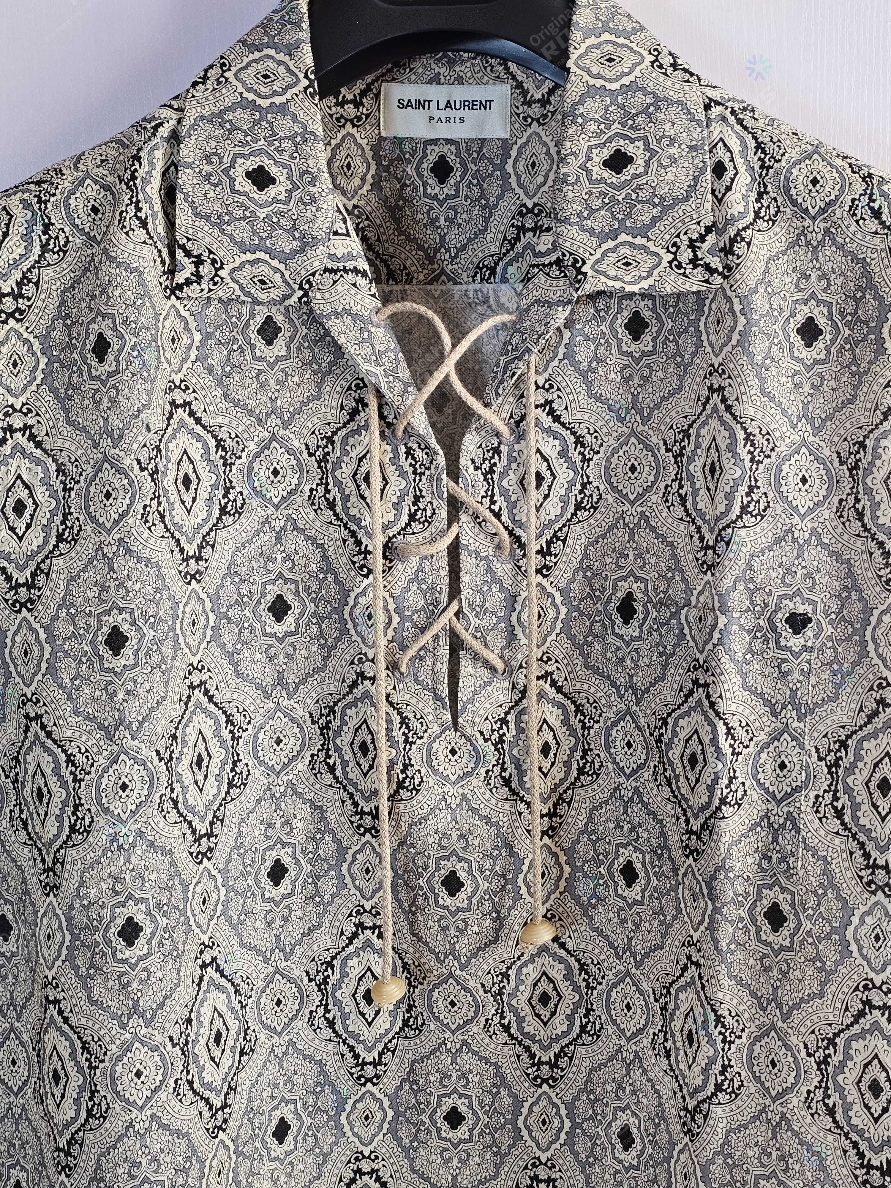 Saint Laurent Paris Saint Laurent laces SS short shirt wool Size 41 Size US L / EU 52-54 / 3 - 2 Thumbnail