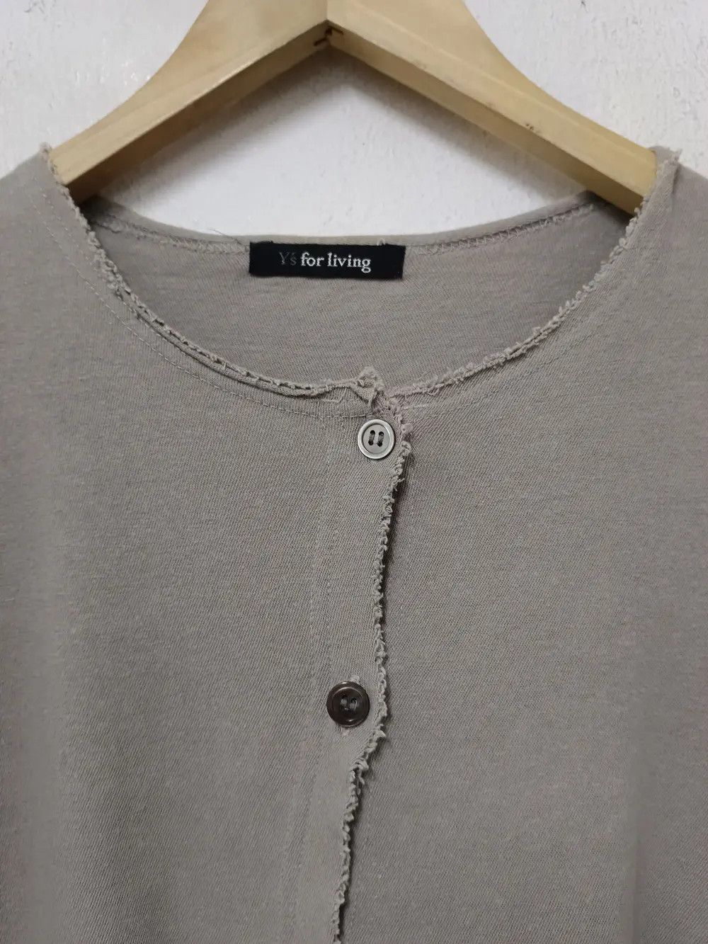 Yohji Yamamoto Yohji Yamamoto Y's For Living Cotton Cardigan Sweater Size US M / EU 48-50 / 2 - 3 Thumbnail